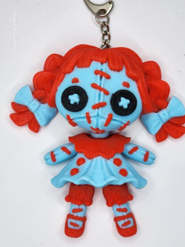 Creepy Girl keychain