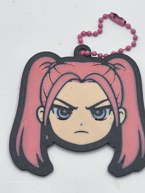 Pink KPOP Demon Hunters charm