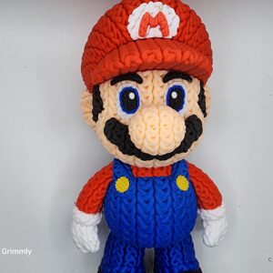 Knitted Mario