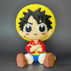 One Piece Luffy Knitted
