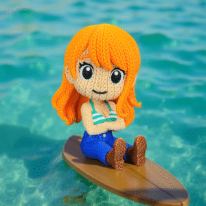 One Piece Nami Knitted
