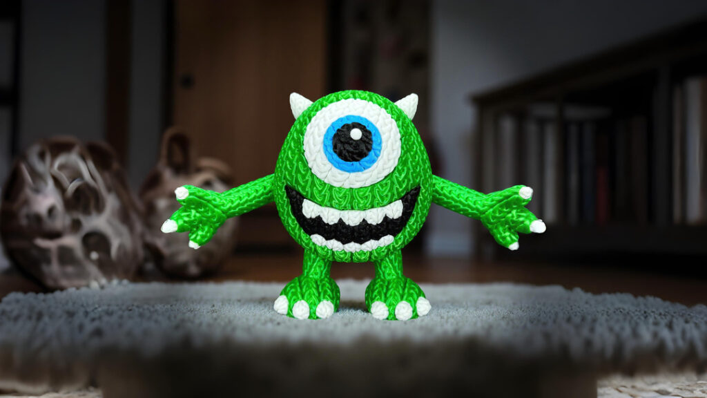 Monsters Inc. Mike Wazowski Knitted