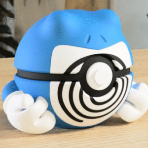 Poliwrath #0062 Pokeball and clicker