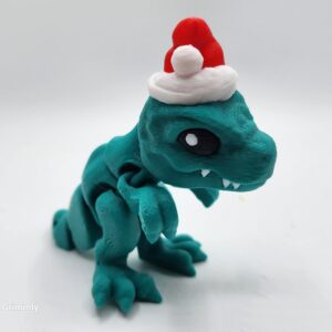 T-Rex w/ Santa hat