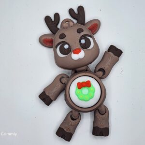 Reindeer Wreath clicker