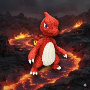 Knitted Charmeleon
