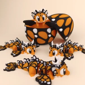 Monarch Butterfly Dragon and Egg