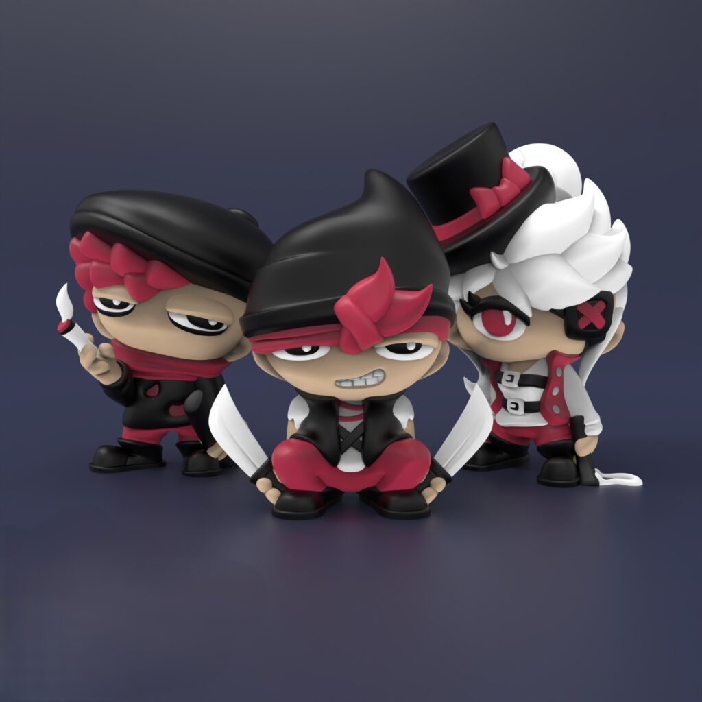Bandits game pieces