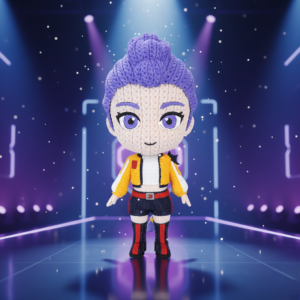 KPOP: Demon Hunters - Rumi knitted