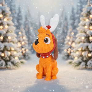 Grinch's Dog - Max knitted