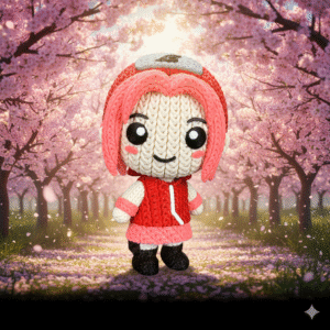 Naruto Sakura Knitted