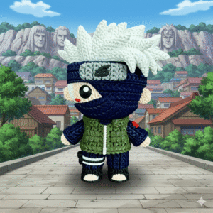 Naruto Kakashi Knitted