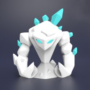 Ice Elemental game piece