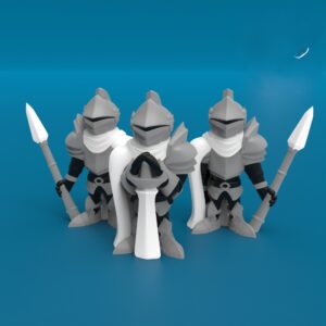 Knights game pieces