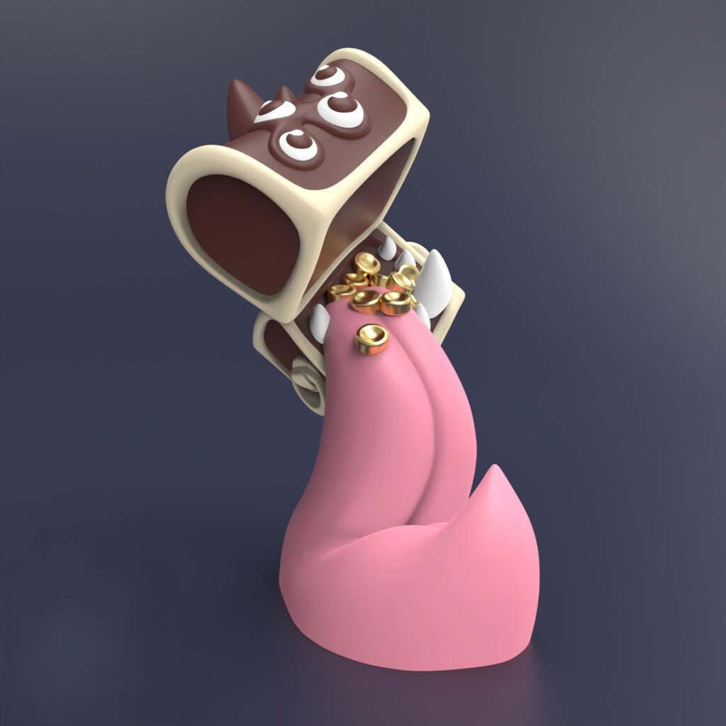 Mimic game piece