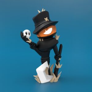 Scarecrow game piece